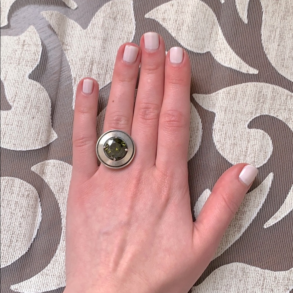 Green Stone ring